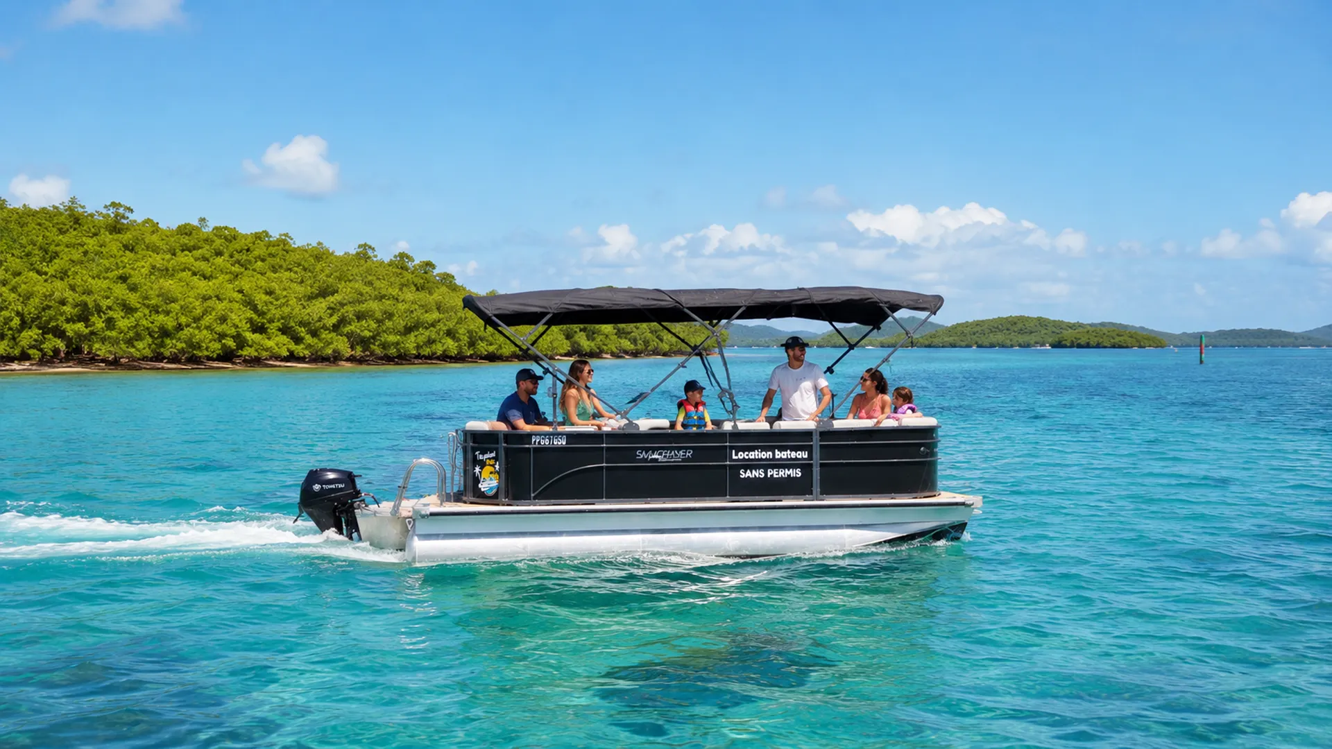 Tropical Boat à Port-Louis, entre corail et mangrove